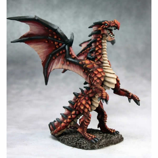 RPR03664 Fire Dragon Hatchling Miniature 25mm Heroic Scale Main Image