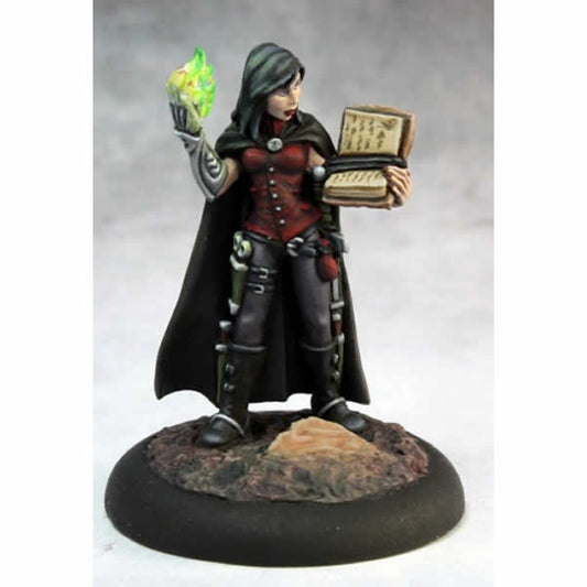 RPR03667 Nonalla Ellinad Female Elf Wizard Miniature 25mm Heroic Scale Main Image