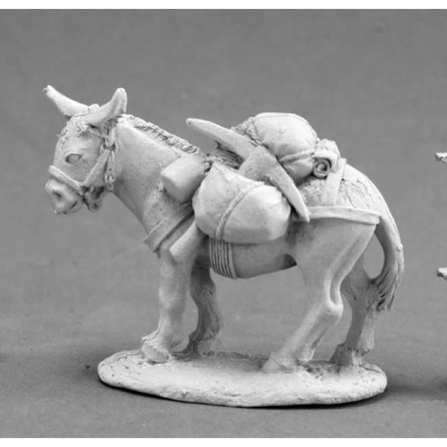 RPR03671 Pack Donkey Miniature 25mm Heroic Scale 3rd Image