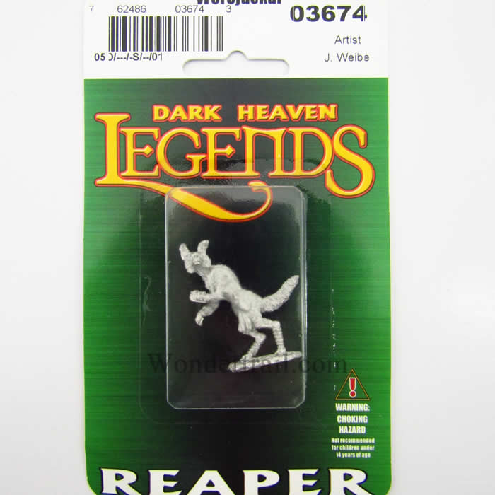 RPR03674 Werejackal Miniature 25mm Heroic Scale Dark Heaven Legends 2nd Image