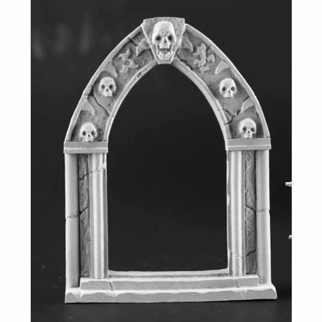 RPR03684 Graveyard Archway Miniature 25mm Heroic Scale Dark Heaven 3rd Image