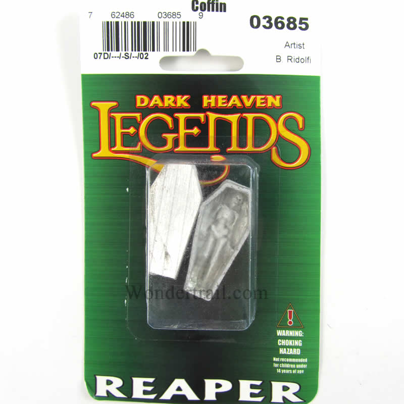 RPR03685 Coffin Miniature 25mm Heroic Scale Dark Heaven Legends 2nd Image