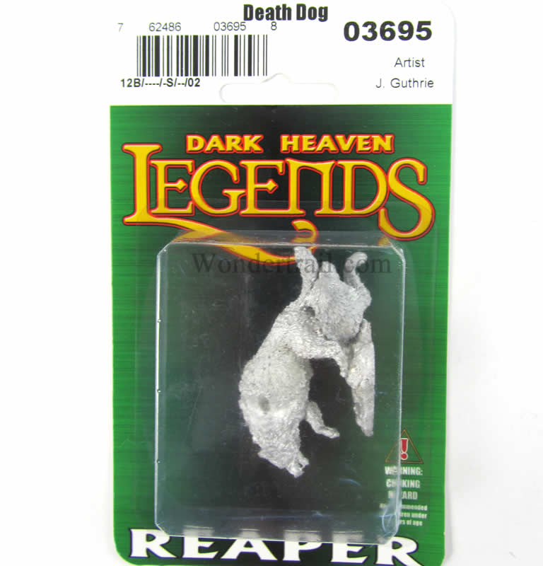 RPR03695 Death Dog Miniature 25mm Heroic Scale Dark Heaven Legends 2nd Image