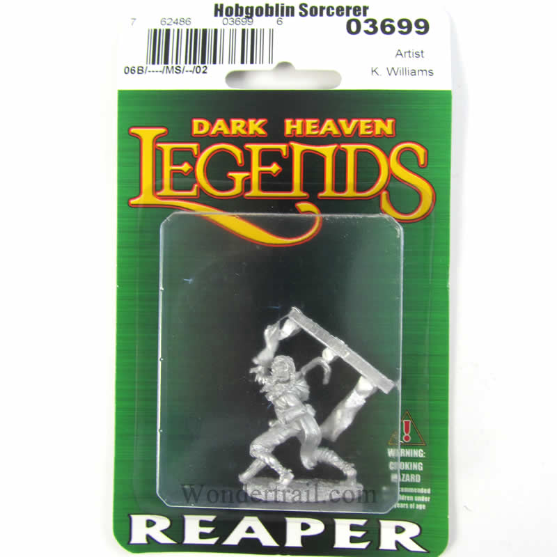 RPR03699 Hobgoblin Sorcerer Miniature 25mm Heroic Scale Dark Heaven 2nd Image