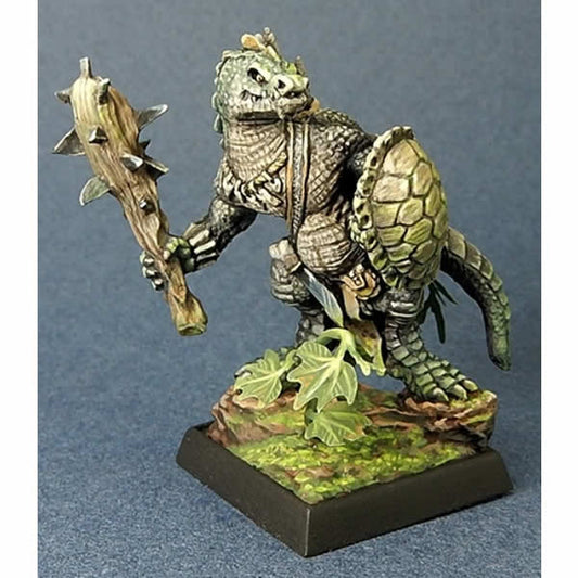 RPR03705 Lizardman With Club and Shield Miniature 25mm Heroic Scale Main Image