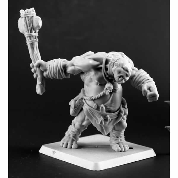 RPR03711 Ogre Clubber Miniature 25mm Heroic Scale Dark Heaven Main Image