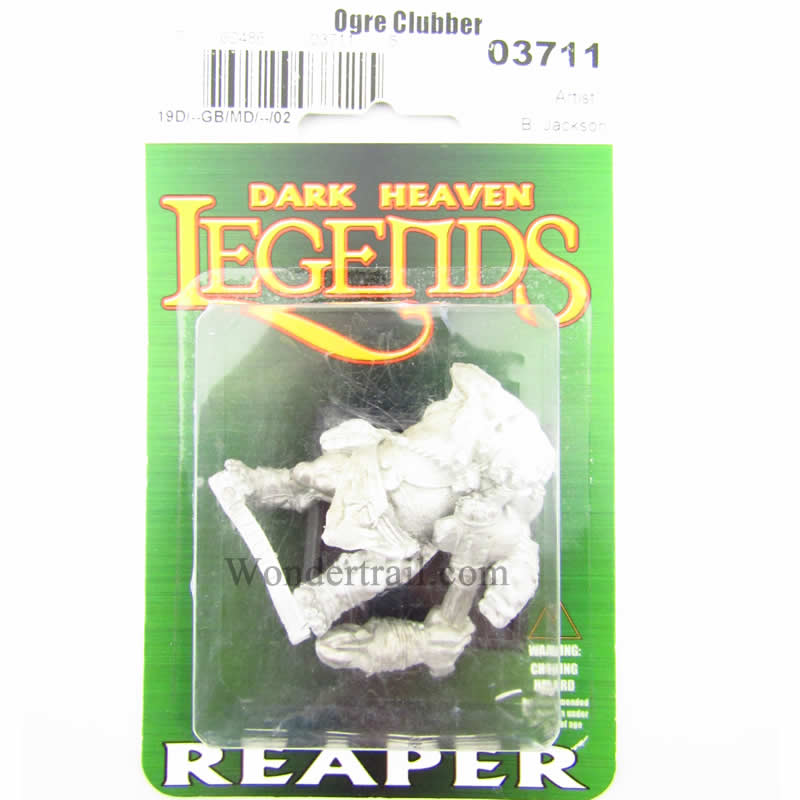 RPR03711 Ogre Clubber Miniature 25mm Heroic Scale Dark Heaven 2nd Image