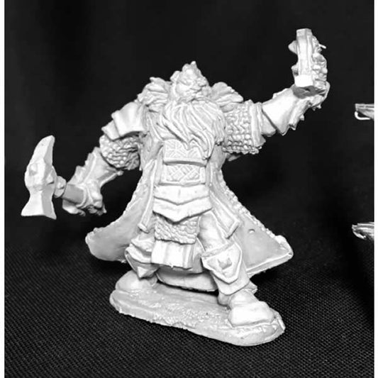 RPR03717 Thain Grimthorn Dwarf Cleric Miniature 25mm Heroic Scale Main Image