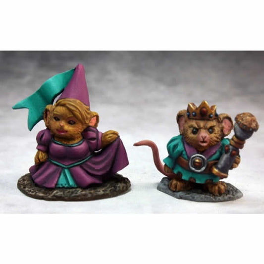 RPR03740 Mousling King and Princess Miniature 25mm Heroic Scale Main Image