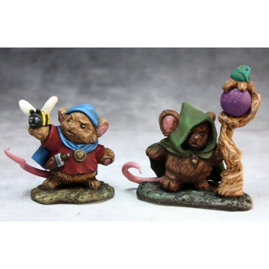 RPR03744 Mousling Druid and Beekeeper Miniature 25mm Heroic Scale Main Image