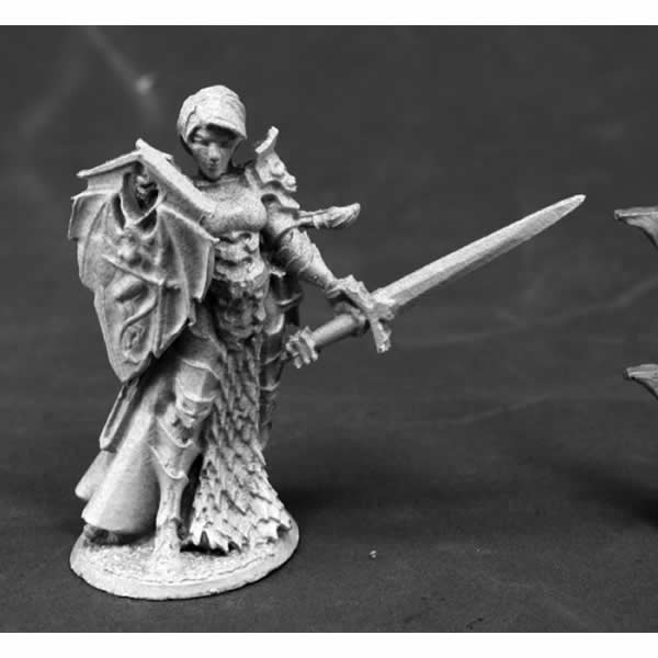 RPR03800 Mara Frostraven Anti-Paladin Miniature 25mm Heroic Scale Main Image