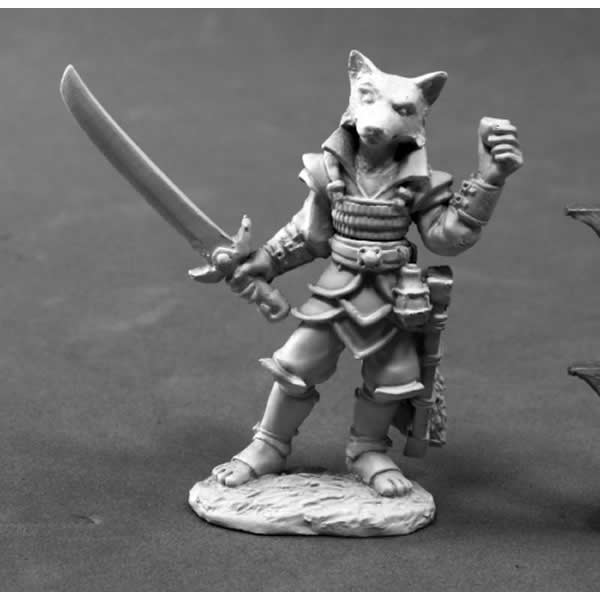 RPR03801 Kogo Male Kitsune Miniature 25mm Heroic Scale Dark Heaven Main Image