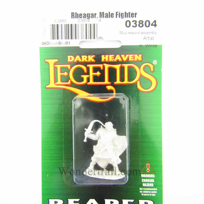 RPR03804 Rheagar Male Fighter Miniature 25mm Heroic Scale 2nd Image