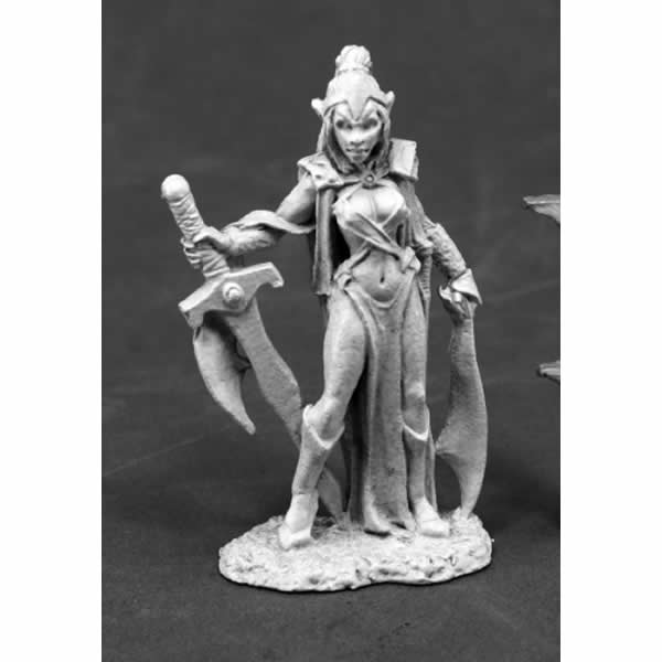 RPR03814 Dmona Female Vampire Warrior Miniature 25mm Heroic Scale Main Image