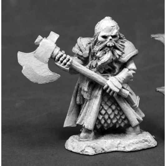 RPR03817 Skeletal Dwarf Miniature 25mm Heroic Scale Dark Heaven Main Image