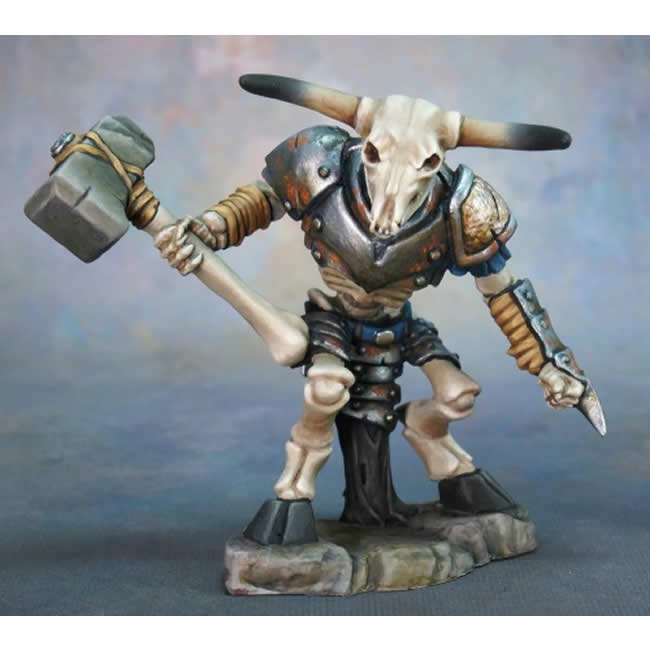 RPR03820 Skeletal Minotaur Miniature 25mm Heroic Scale Dark Heaven Main Image