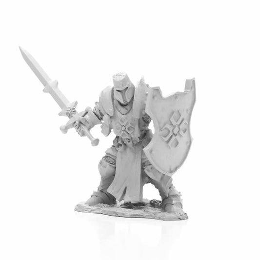 RPR03829 Crusader Swordsman Miniature 25mm Heroic Scale Dark Heaven Main Image