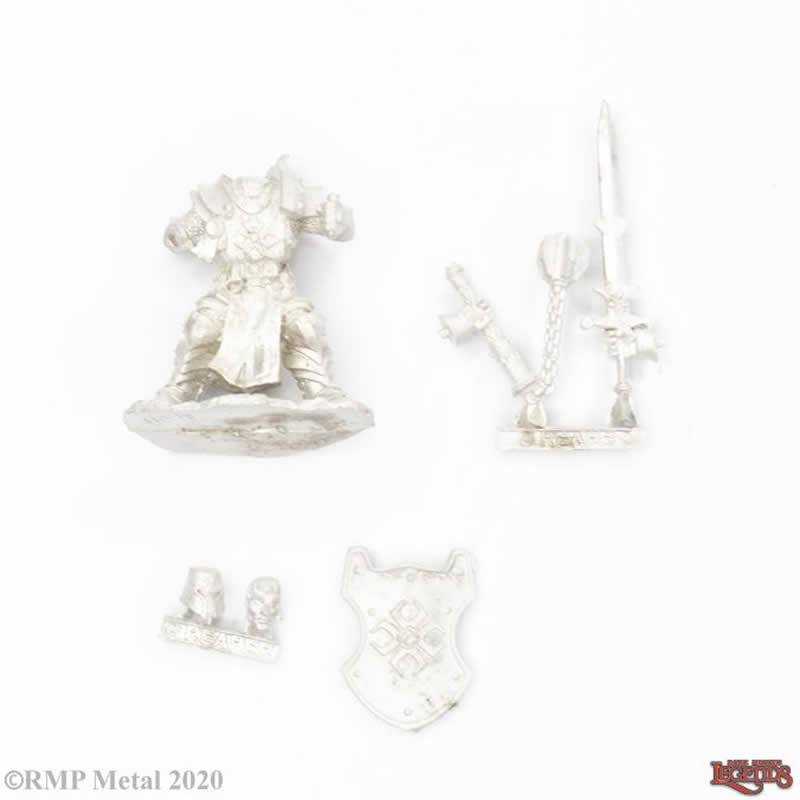 RPR03829 Crusader Swordsman Miniature 25mm Heroic Scale Dark Heaven 5th Image