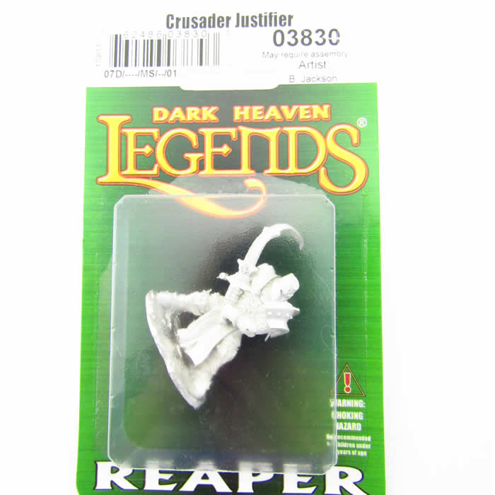 RPR03830 Crusader Justifier Miniature 25mm Heroic Scale Dark Heaven 2nd Image