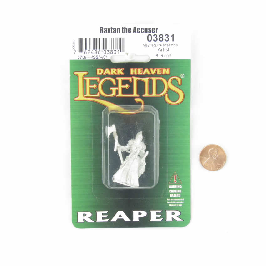 RPR03831 Raxtan The Accuser Miniature 25mm Heroic Scale Figure Dark Heaven 2nd Image