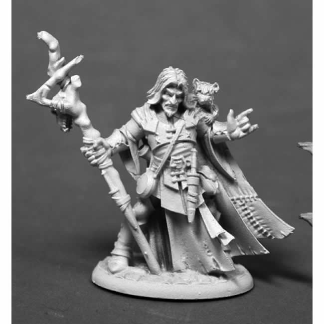 RPR03843 Aurelio Endrino Bonehenge Warlock Miniature 25mm Heroic Scale 3rd Image