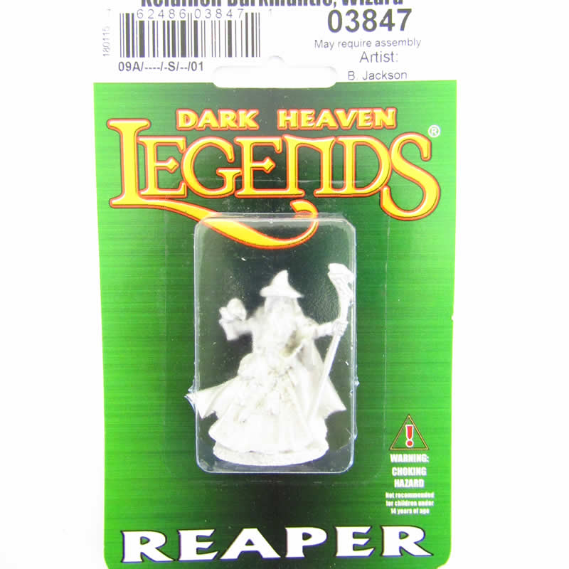 RPR03847 Kelainen Darkmantle Wizard Miniature 25mm Heroic Scale Dark Heaven Legends Reaper Miniatures 2nd Image