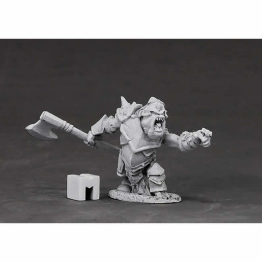 RPR03852 Armored Goblin Boss Miniature 25mm Heroic Scale Main Image