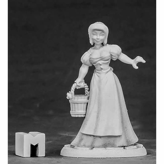 RPR03857 Townsfolk Milk Maid Miniature 25mm Heroic Scale Dark Heaven Main Image