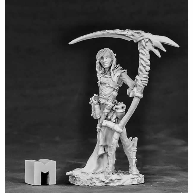 RPR03860 Nimbar Elf Necromancer Miniature 25mm Heroic Scale Main Image