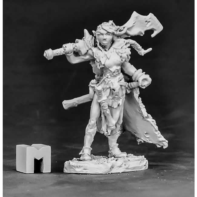 RPR03861 Talnyth Elf Barbarian Miniature 25mm Heroic Scale Dark Heaven Main Image