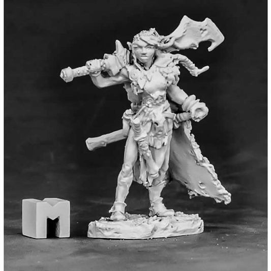 RPR03861 Talnyth Elf Barbarian Miniature 25mm Heroic Scale Dark Heaven Main Image