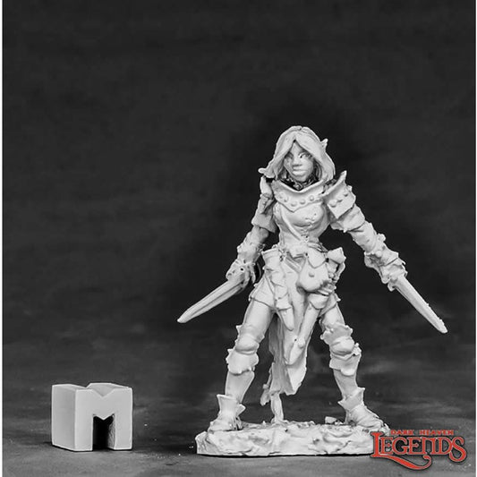 RPR03862 Shardis Elf Rogue Miniature 25mm Heroic Scale Dark Heaven Main Image