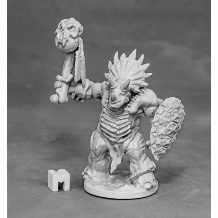 RPR03874 Thunderfoot Defender Triceratops Miniature 25mm Heroic Scale Main Image