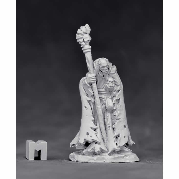 RPR03880 Phineas Greybone Necromancer Miniature 25mm Heroic Scale Main Image