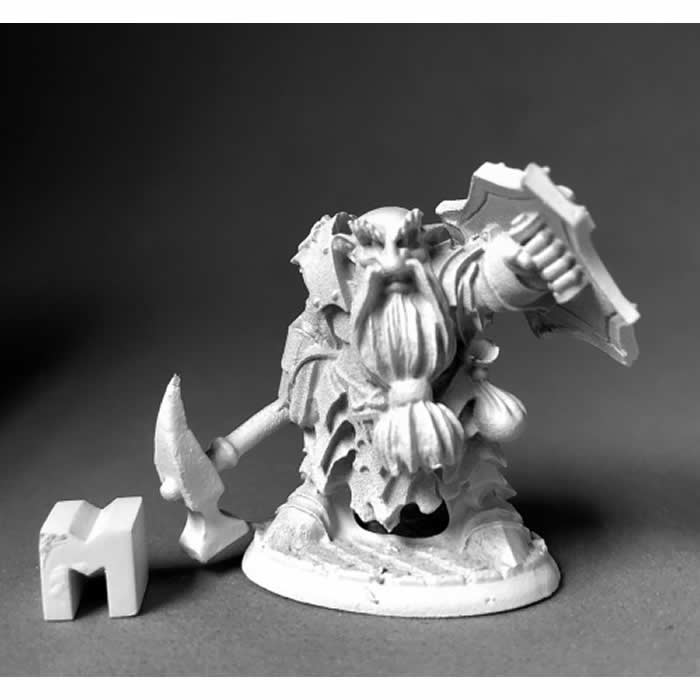 RPR03899 Dark Dwarf Smitter Fighter Miniature 25mm Heroic Scale Main Image