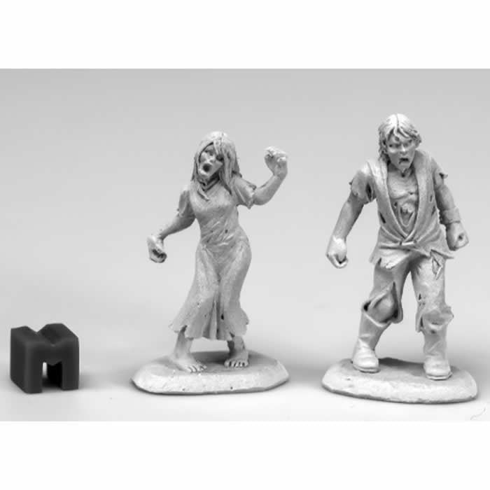 RPR03904 Zombie Teens Undead Miniature 25mm Heroic Scale Main Image