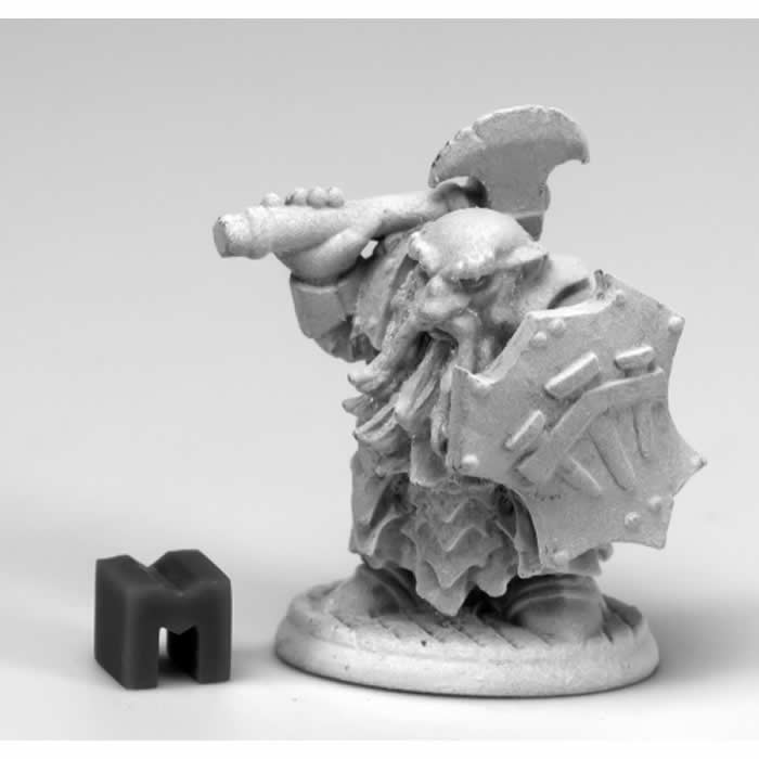 RPR03905 Dark Dwarf Cleaver Miniature 25mm Heroic Scale Dark Heaven Main Image