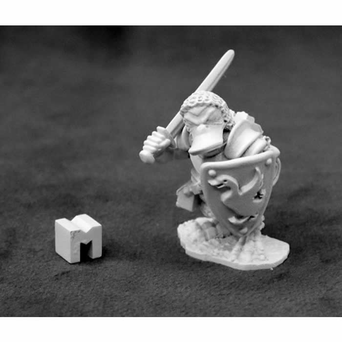 RPR03929 Drangus Duckman Warrior Miniature 25mm Heroic Scale Main Image