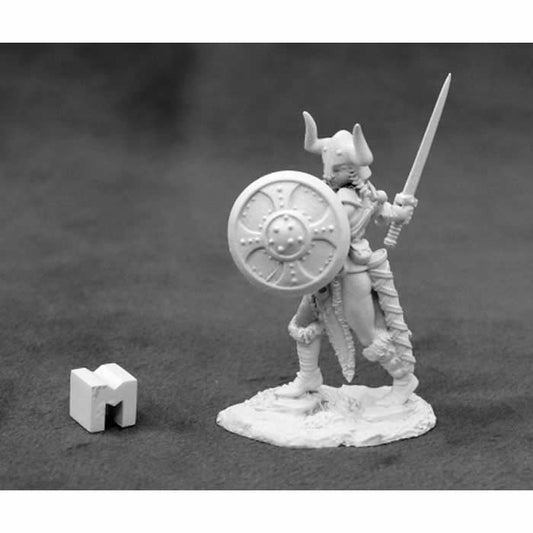 RPR03931 Alena Frostblade Female Barbarian Miniature 25mm Heroic Scale Main Image