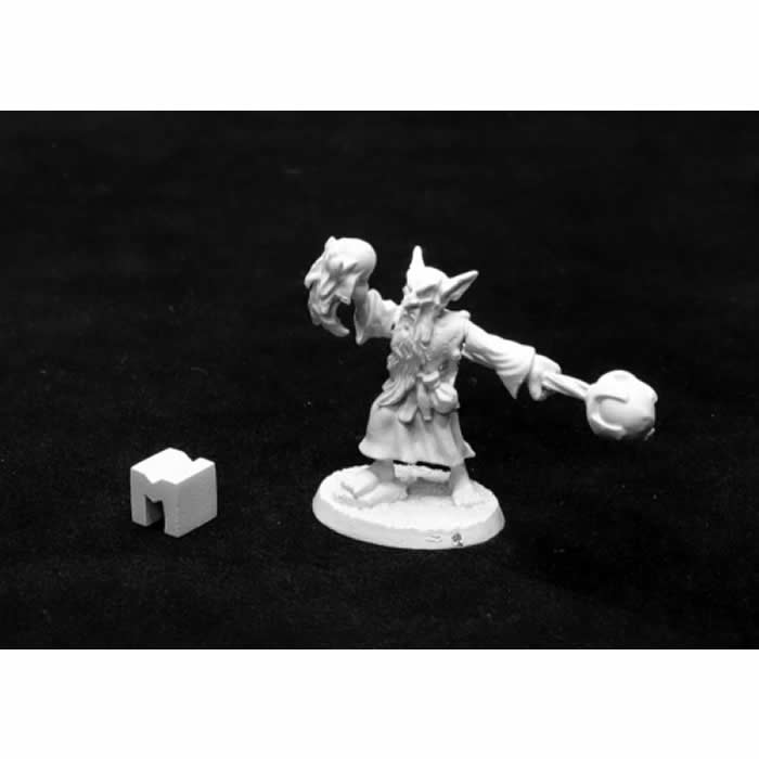 RPR03942 Grixus Goblin Wizard Miniature 25mm Heroic Scale Dark Heaven Main Image