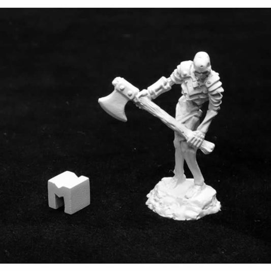 RPR03943 Bog Skeleton With Great Axe Miniature 25mm Heroic Scale Main Image