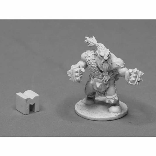 RPR03948 Hanrik Dwarf Pugilist Miniature 25mm Heroic Scale Dark Heaven Main Image