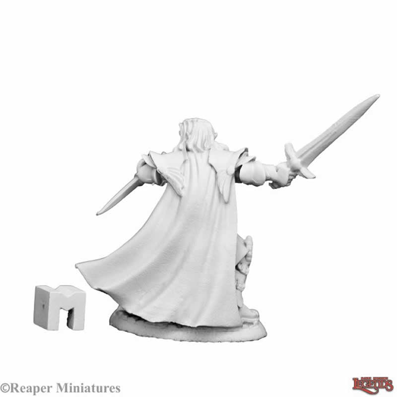 RPR03957 Anduriel Elf Paladin Miniature 25mm Heroic Scale Dark Heaven 3rd Image