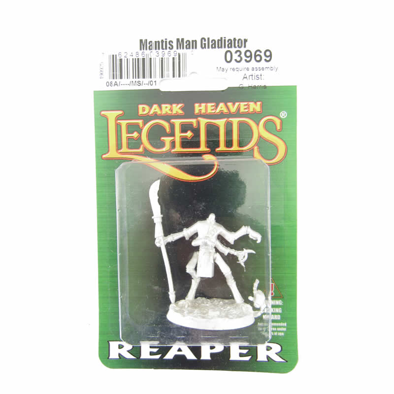 RPR03969 Mantis Man Gladiator Miniature 25mm Heroic Scale Dark Heaven 2nd Image