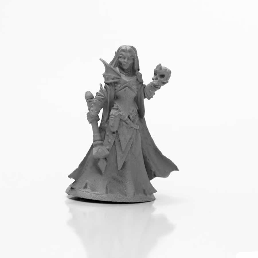 RPR03980 Dark Elf Priestess Miniature 25mm Heroic Scale Dark Heaven Legends Main Image