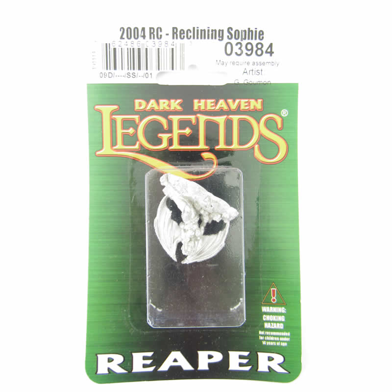 RPR03984 Reclining Sophie Miniature 25mm Heroic Scale Figure Dark Heaven 2nd Image