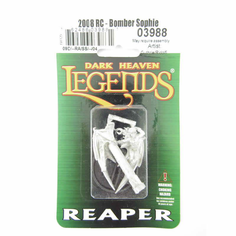 RPR03988 Bomber Sophie Miniature 25mm Heroic Scale Figure 2nd Image