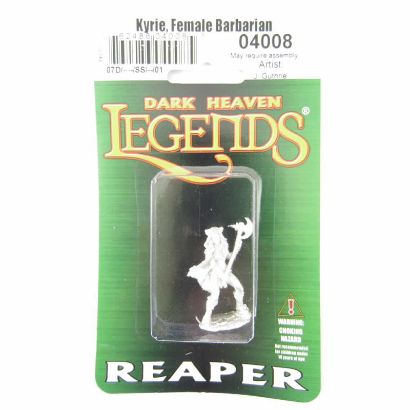 RPR04008 Kyrie Female Barbarian Miniature 25mm Heroic Scale Figure 2nd Image