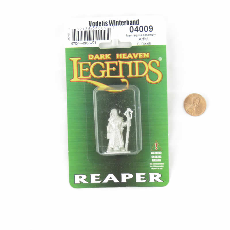 RPR04009 Vodellis Winterhand Wizard Miniature 25mm Heroic Scale Figure 2nd Image