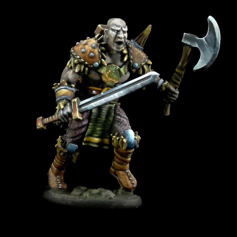 RPR04011 Maskarr Stoneskin Half-giant Warrior Miniature 25mm Heroic Scale Figure Main Image